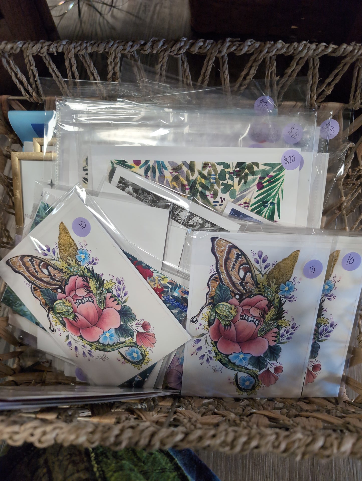 Mandy art print or $10 sticker