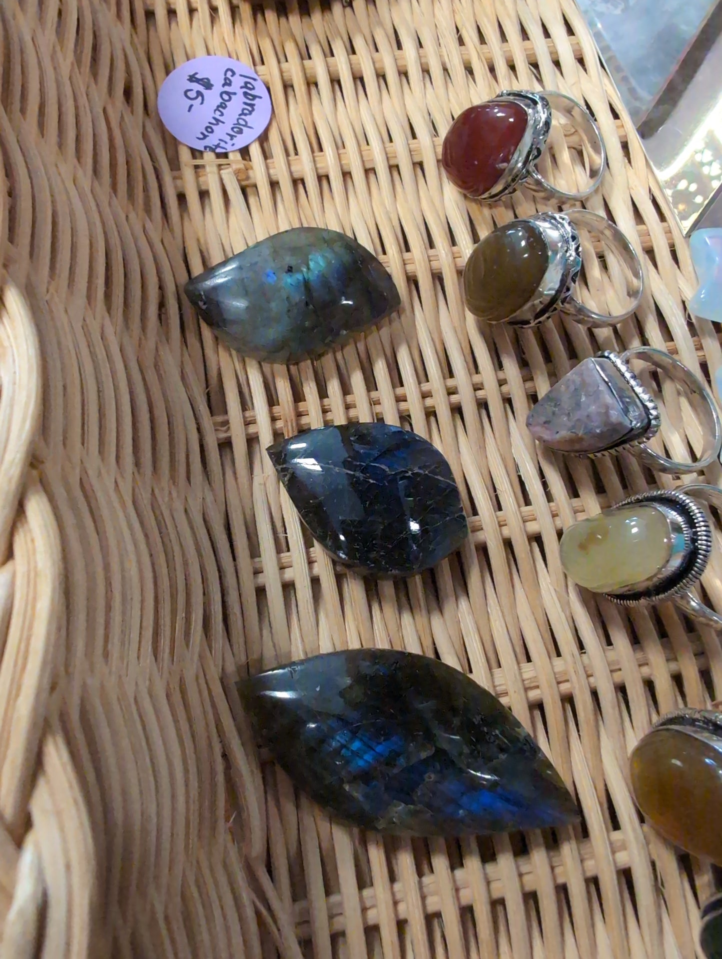 Labradorite cabochon