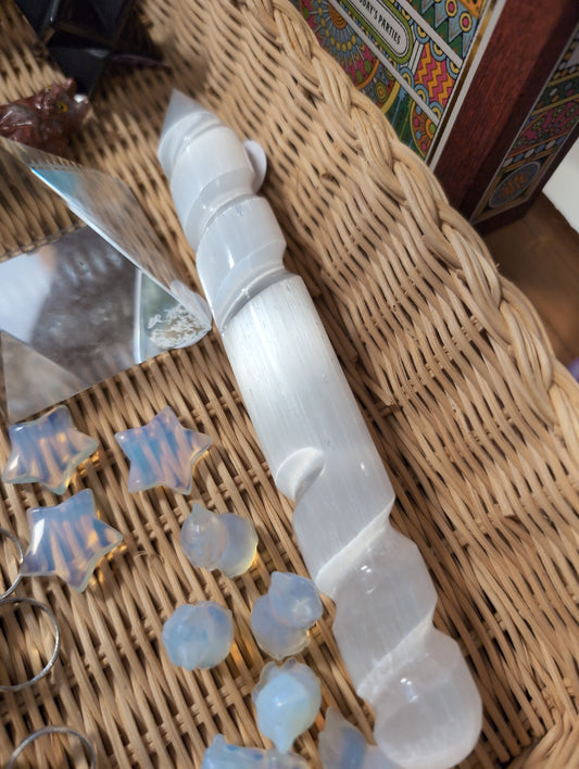 Selenite wand