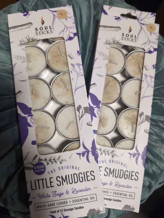 Lil Smudgies Tea light Candles