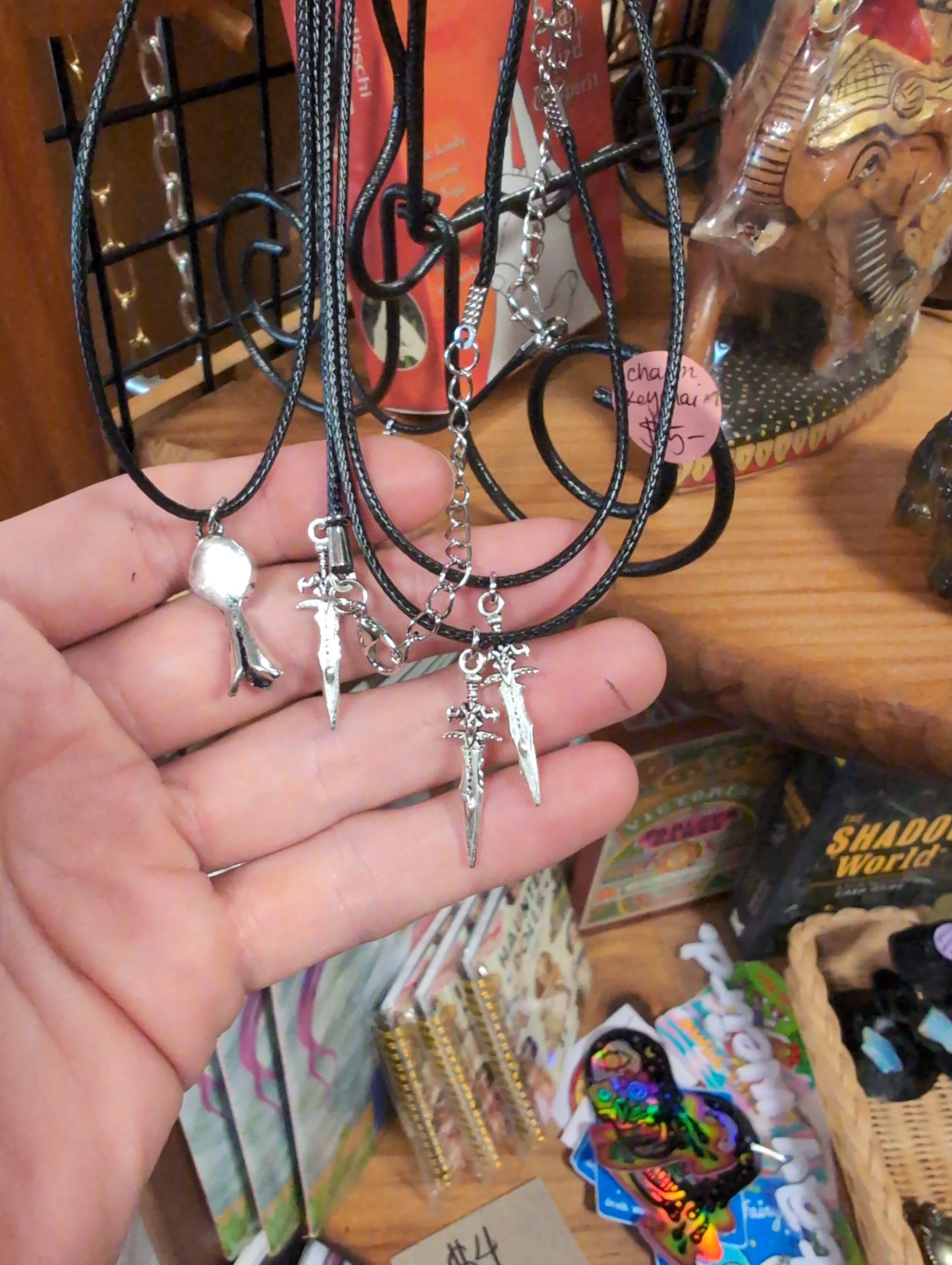 Brielle dagger or jar necklace