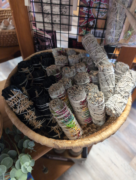 Energy wheel sage smudge stick